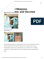 biological weapons bioterrorism and vaccines   history of vaccines