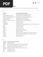 SAS Procedures by Name