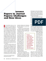 From Conference Papers To Journal Papers: Challenges and New Ideas