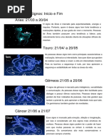 Datas de Signos