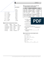 Vocabulary Unit 1 - : Level 1