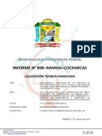 Informe Final de Liquidación - COCHARCAS