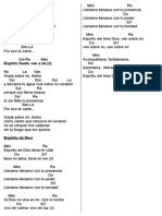 Sopla Sobre Mi - Espiritu de Dios ACORDES