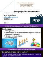 Formulación de proyectos ambientales