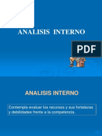 Análisis Interno. La Matriz de Factores Internos EFI