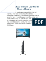 Nei 32NE4000 Televizor LED HD de 81 Cm – Review