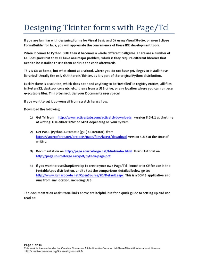 Designing Tkinter Forms With Page (CAS) | PDF | Icon (Computing) | C ...