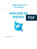 Toxicología - Análisis de Riesgo