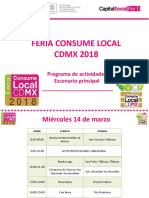 Programa Feria Consume Lo Local 2018