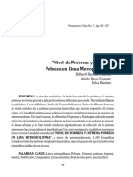 Nivel de Pobreza Extrema en Lima Metropolitana PDF