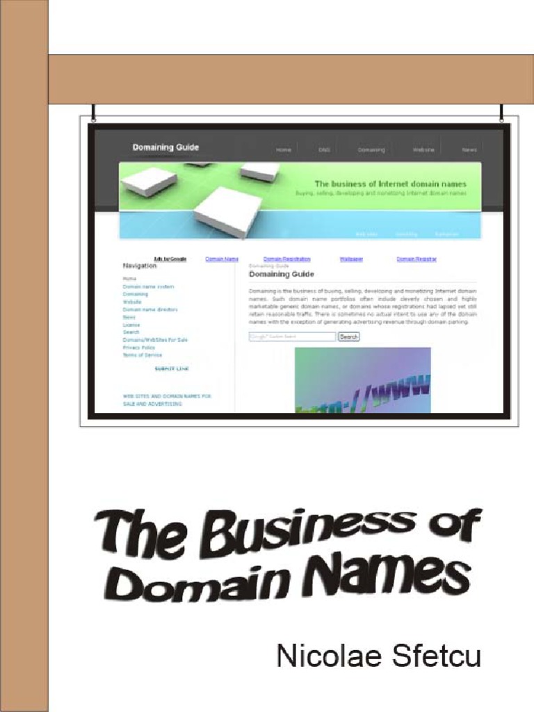 The Business of Domain Names - Nicolae Sfetcu 2014 | PDF | Domain Name |  Websites