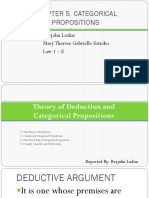 Chapter 5. Categorical Proposition