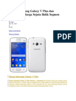 HP Samsung Galaxy v Plus Dan Spesifikasi