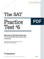 SAT Practice Test 6 PDF