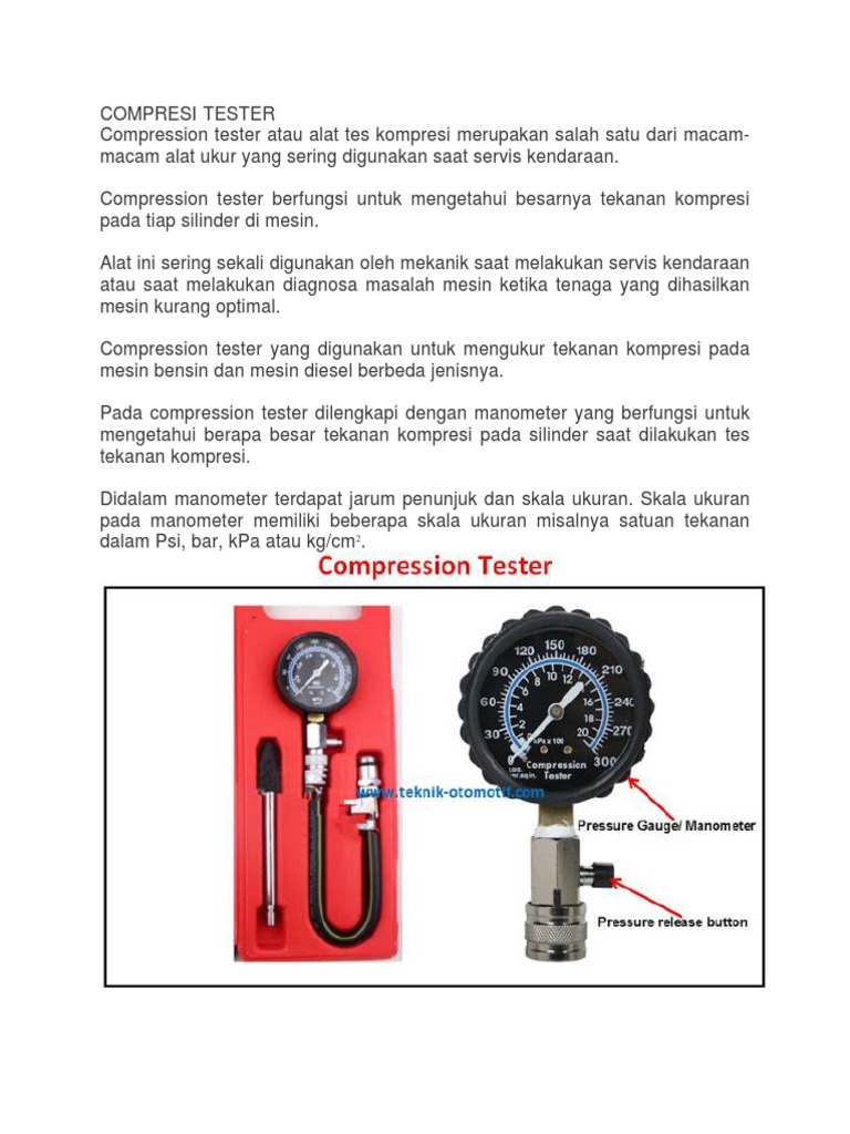 Compresi Tester
