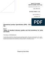 213N505 - Sugesstion For ISO286-2 Corrigendum