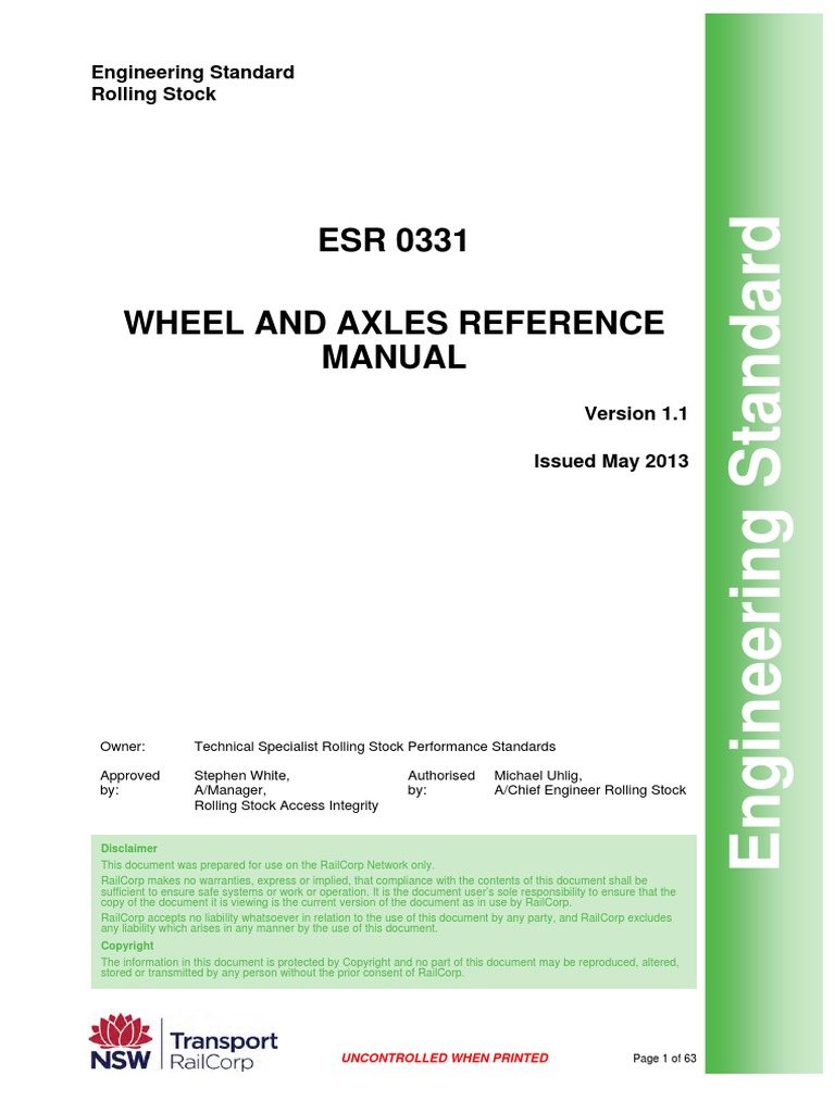Esr 0331 | PDF | Track Gauge | Wheel