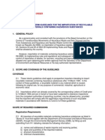 DAO 1994-28 - Interim Guidelines For The Importation of Recyclable Materials Containing Hazardous Substances