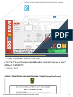 Contoh Format Dupak Guru Terbaru Lengkap Dengan Blanko Dan Aplikasi Excel Blog Edukasi PDF