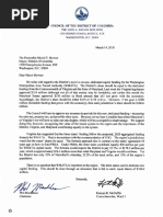 Council members' letter to DC Mayor on Metro funding