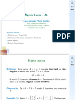 Matrizes Inversas e Adjuntas