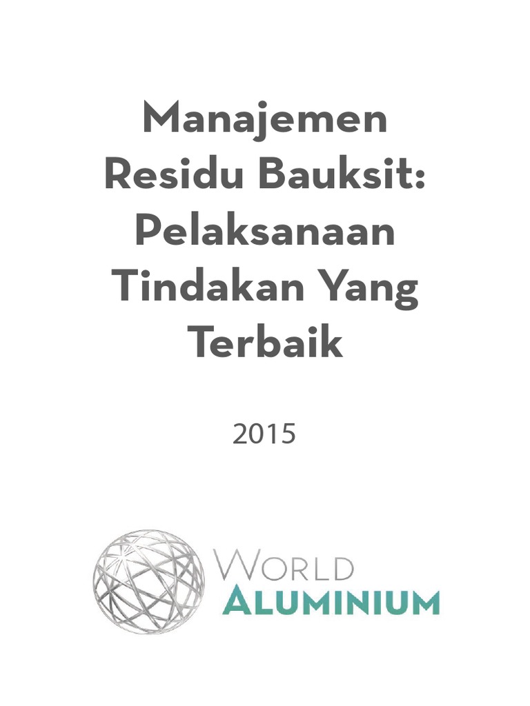 Bauxite Residue Management Bahasa Indonesia Final PDF