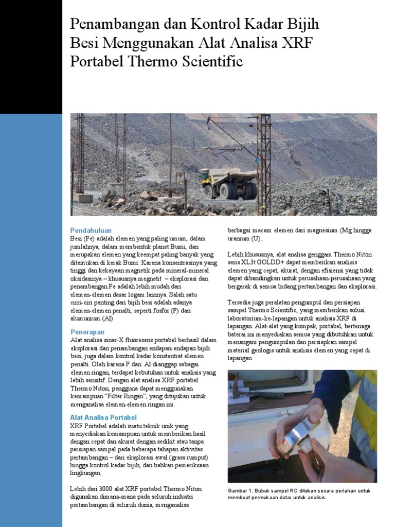 Iron Ore Mining and Grade Control Indonesia | PDF