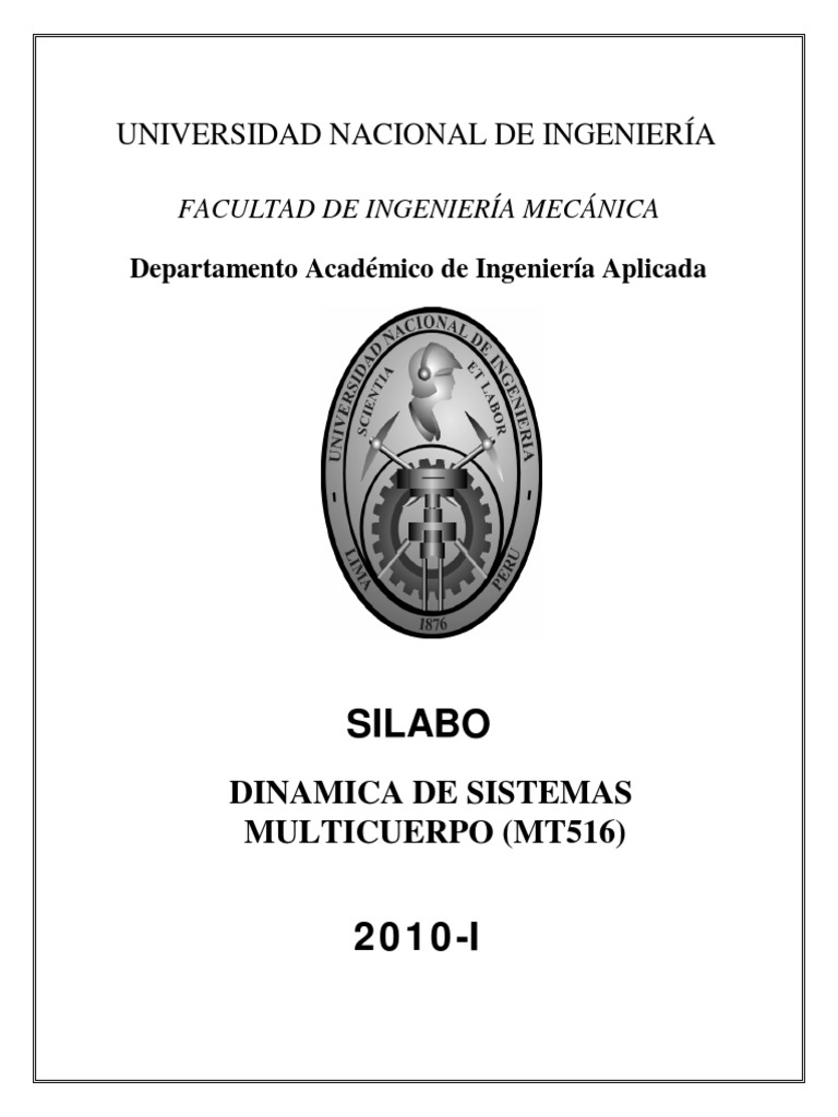 Dinamica de Sistema Multicuerpo PDF PDF Dinámica (Mecánica