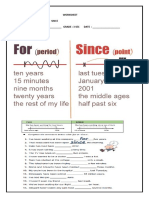 Worksheet 3sec 