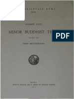 Giuseppe Tucci 1971 Minor Buddhist Texts Part 3