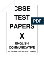 10 English Communicative Test Papers Demo