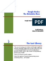 Google Books: The Metadata Mess