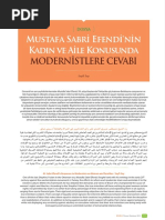 Mustafa Sabri Efendinin Kadin Ve Aile Ko PDF