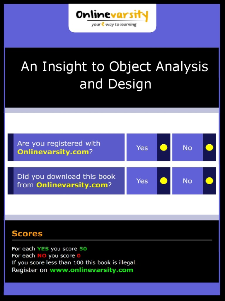 An Insight To Object Analysis and Design - INTL | PDF | Unified ...