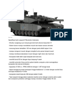 Spesifikasi Tank Leopard II Revolution Indonesia