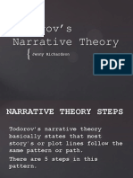 Todorov's Narrative Theory: Jenny Richardson