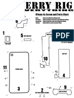 Iphone 4s Screw Chart Parts Location Sheet JerryRigEverything Low Res PDF