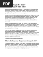 Download What is a magnetic field  Does a magnet slow time by levitationfun SN37392706 doc pdf