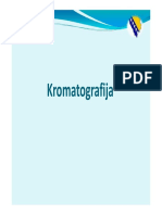 Kromatografija TLC HPTLC HPLC HPLC Ms