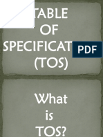 OF Specification (TOS)