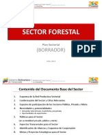 Plan Del Sector - Forestal