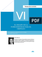 EL DESAFIO DE LA POSMODERNIDAD Para el cristianismo.pdf