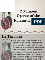 2 Famous Operas of The Romantic Period