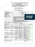 Lab Report Soil Classification