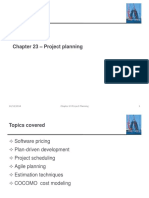 Project Planning Techniques and Estimation Methods