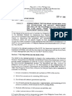 DAO 2003-43 – Strengthening the Philippine Ozone Desk (POD) and Establishing the Project Management Unit (PMU) of the Philippine National CFC Phase-Out Plan (NCPP) Under the EMB