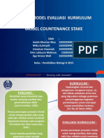 Model Evaluasi Kurikulum Stake's