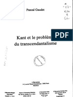 Gaudet Kant Et Le Probleme Du Transcendentalisme(39)
