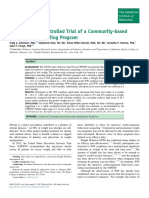 A Randomized Controlled Trial of A Community-Based Behavioral Counseling Program