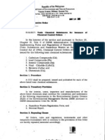 DAO 2005-05 - Toxic Chemical Substances For Issuance of Chemical Control Orders